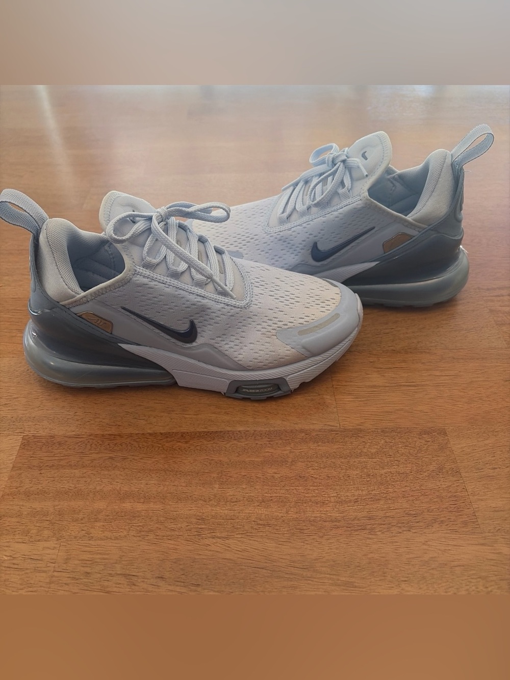 Nike Womens Air Max 270 Premium S Running Sneakers Shoes Blue Size 6.5